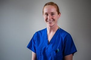 Smiling female medical assistant